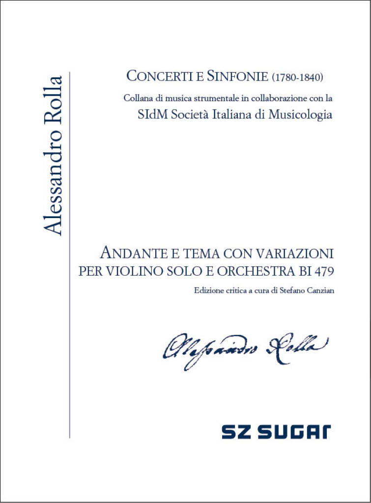 Andante e Tema con Variazioni BI479